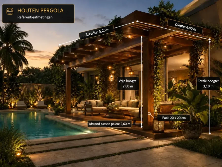 Houten pergola's